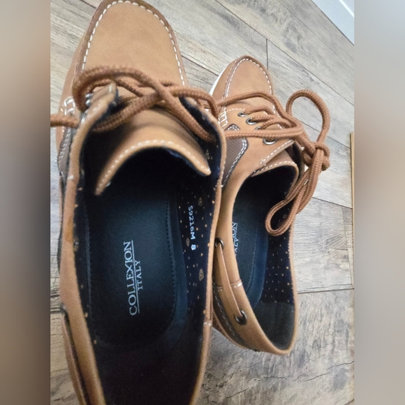 Collexion Italy Men's Size 8 Tan Shoes - Picture 11 of 14